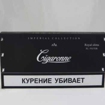  CIGARONNE  Royal Slims XL Filter black 1 